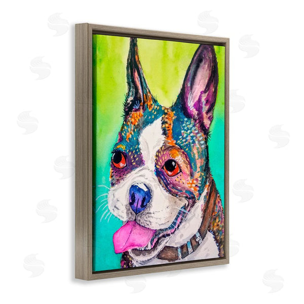 Stupell Industries Tatiana Roberts | Bright & Vibrant French Bulldog Wall Art