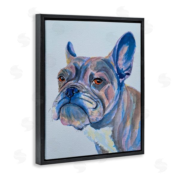 Stupell Industries Tatiana Roberts | Bulldog Watercolor Portrait Wall Art