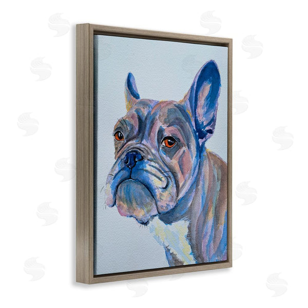 Stupell Industries Tatiana Roberts | Bulldog Watercolor Portrait Wall Art