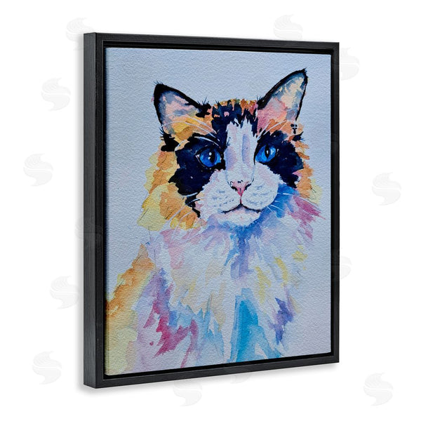 Stupell Industries Tatiana Roberts | Calico Cat Portrait Wall Art