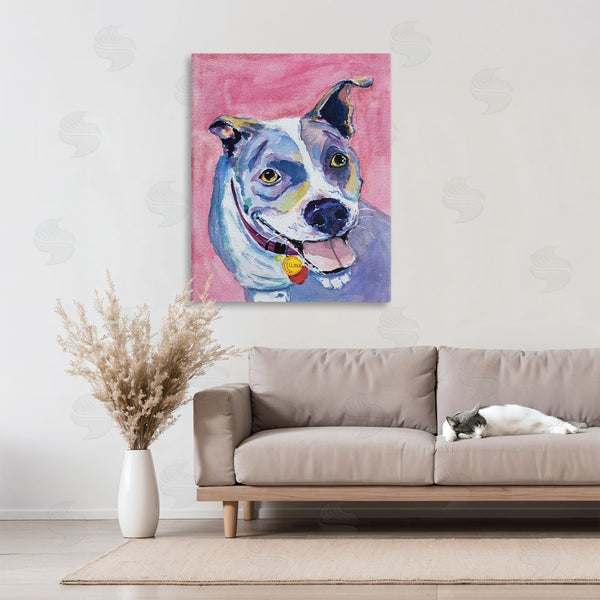 Stupell Industries Tatiana Roberts | Happy Dog Expression Wall Art