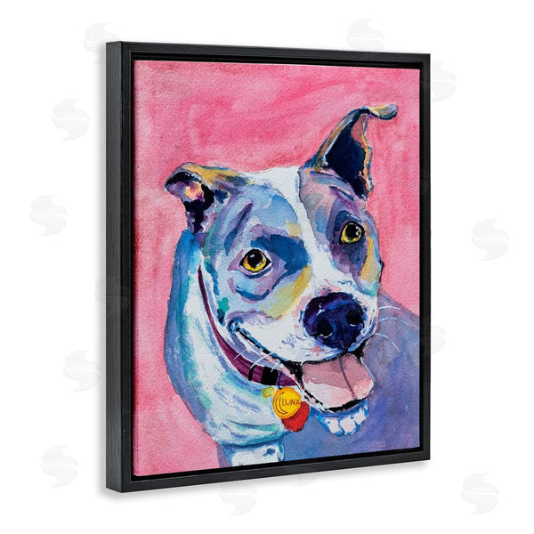 Stupell Industries Tatiana Roberts | Happy Dog Expression Wall Art