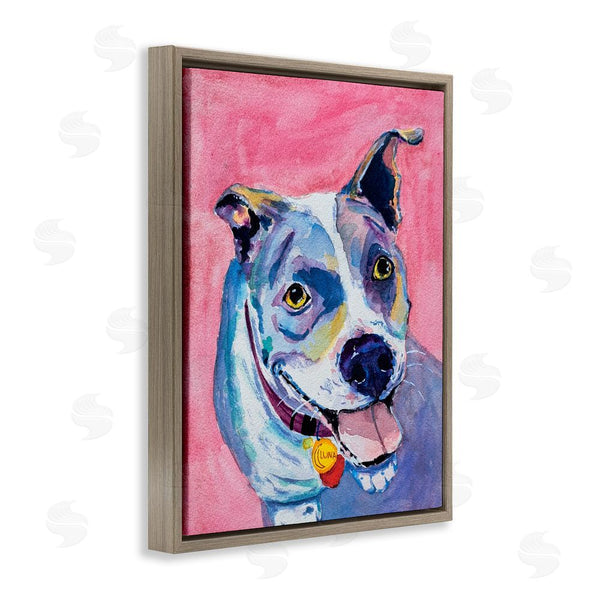 Stupell Industries Tatiana Roberts | Happy Dog Expression Wall Art