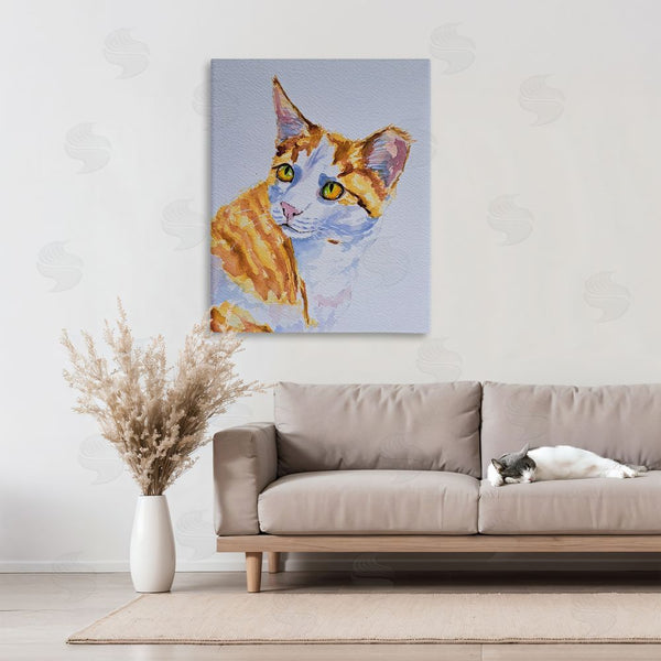 Stupell Industries Tatiana Roberts | Orange Cat Expression Wall Art