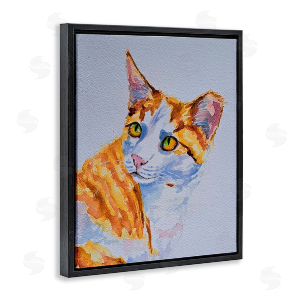 Stupell Industries Tatiana Roberts | Orange Cat Expression Wall Art