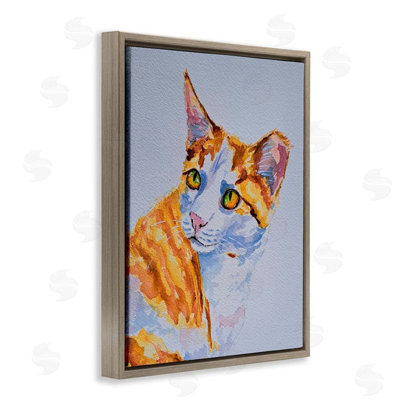 Stupell Industries Tatiana Roberts | Orange Cat Expression Wall Art