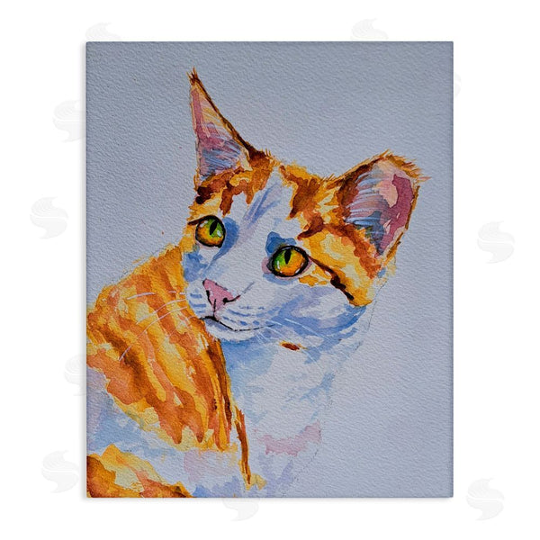 stupell industries Tatiana Roberts | Orange Cat Expression Wall Art