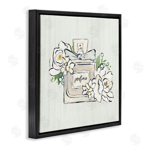 Stupell Industries Tava Studios | Glam Fashion Perfume Bottle Blooming Flower Buds Wall Art