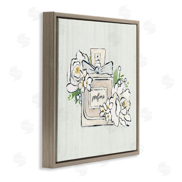 Stupell Industries Tava Studios | Glam Fashion Perfume Bottle Blooming Flower Buds Wall Art