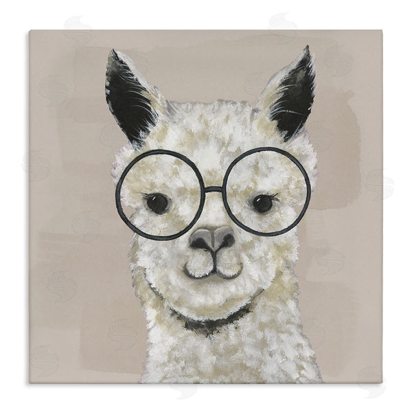 stupell industries Tava Studios | Happy Alpaca Glasses Portrait