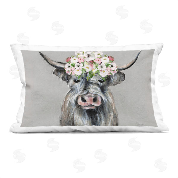 stupell industries Tava Studios | Shabby Chic Cattle with Garland