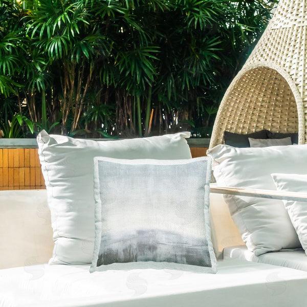 Stupell Industries Taylor Hamilton | Grey Serene Landscape Printed Throw Pillow