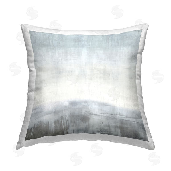 stupell industries Taylor Hamilton | Grey Serene Landscape Printed Throw Pillow