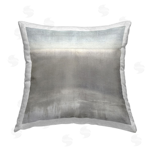 Stupell Industries Taylor Hamilton | Industrial Grey Abstraction Printed Throw Pillow