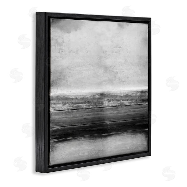 Stupell Industries Taylor Hamilton | Monochromatic Grey Rustic Abstraction