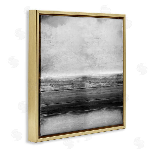 Stupell Industries Taylor Hamilton | Monochromatic Grey Rustic Abstraction