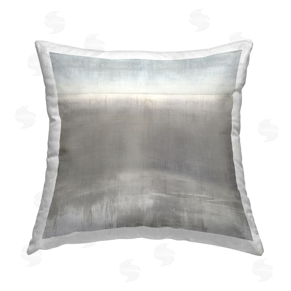 stupell industries Taylor Hamilton | Rustic Grey Abstraction Printed Throw Pillow