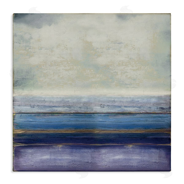 stupell industries Taylor Hamilton | Tranquil Ocean Landscape Abstract Heavy Clouds Scene Wall Art