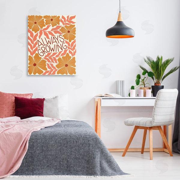 Stupell Industries Taylor Shannon Designs | Always Growing Funky Florals Wall Art