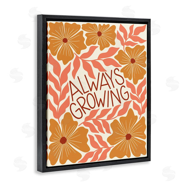 Stupell Industries Taylor Shannon Designs | Always Growing Funky Florals Wall Art