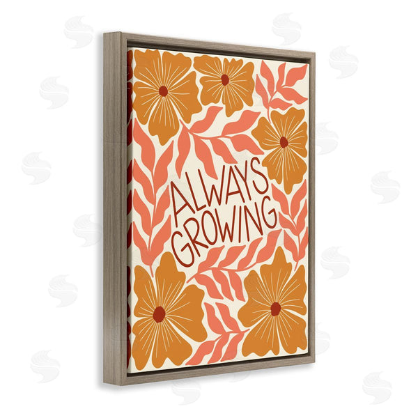 Stupell Industries Taylor Shannon Designs | Always Growing Funky Florals Wall Art