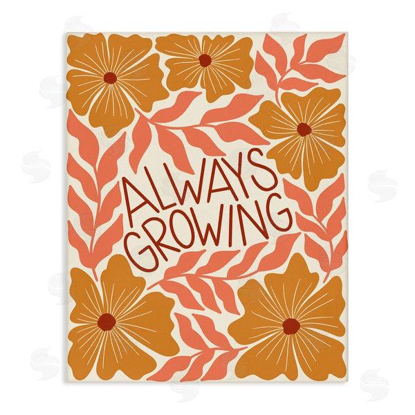 stupell industries Taylor Shannon Designs | Always Growing Funky Florals Wall Art