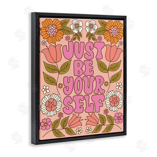 Stupell Industries Taylor Shannon Designs | Be Yourself Flower Power Wall Art