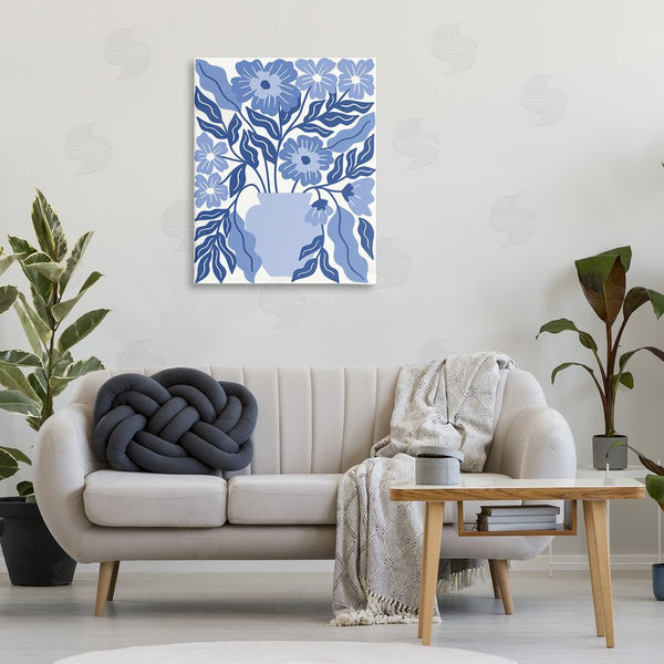 Stupell Industries Taylor Shannon Designs | Blue & White Flower Vase Wall Art