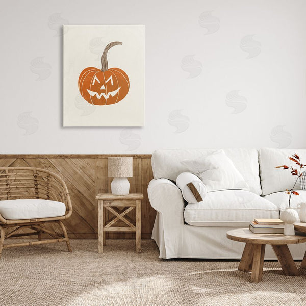 Stupell Industries Taylor Shannon Designs | Casual Jack-o-Lantern Smile Wall Art