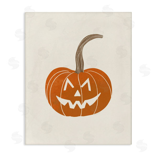 stupell industries Taylor Shannon Designs | Casual Jack-o-Lantern Smile Wall Art
