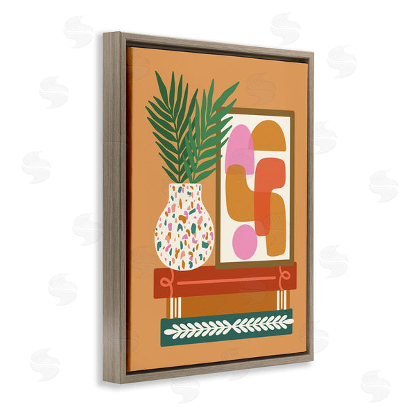 Stupell Industries Taylor Shannon Designs | Ceramic Glass Twig Vessel Wreathed Furniture Modern Ornaments Wall Art