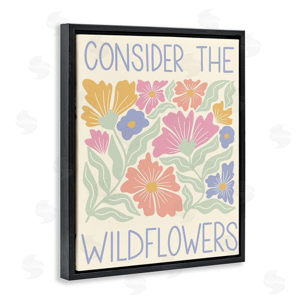 Stupell Industries Taylor Shannon Designs | Consider The Wildflowers Phrase
