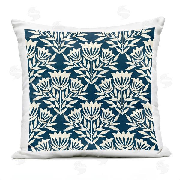 Stupell Industries Taylor Shannon Designs | Cream Flower Bouquet Printed Throw Pillow