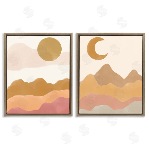Stupell Industries Taylor Shannon Designs | Daily Outdoor Desert Landscape Terracotta Wall Art