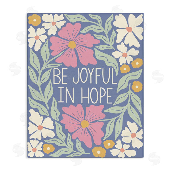 stupell industries Taylor Shannon Designs | Floral Be Joyful In Hope