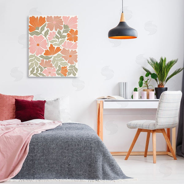 Stupell Industries Taylor Shannon Designs | Funky Asymmetrical Florals Wall Art