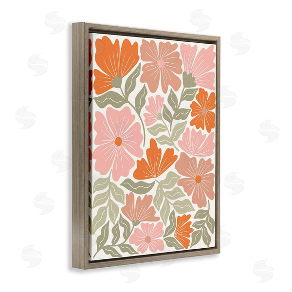 Stupell Industries Taylor Shannon Designs | Funky Asymmetrical Florals Wall Art