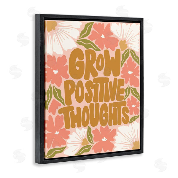 Stupell Industries Taylor Shannon Designs | Grow Positive Thoughts Wall Art
