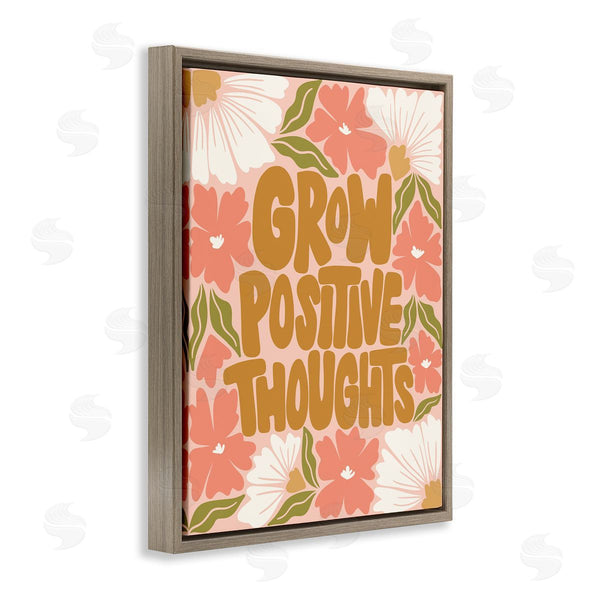 Stupell Industries Taylor Shannon Designs | Grow Positive Thoughts Wall Art