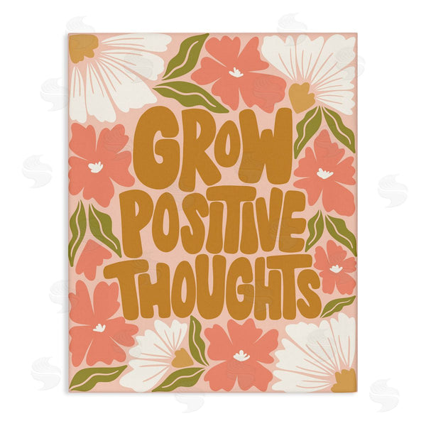 stupell industries Taylor Shannon Designs | Grow Positive Thoughts Wall Art