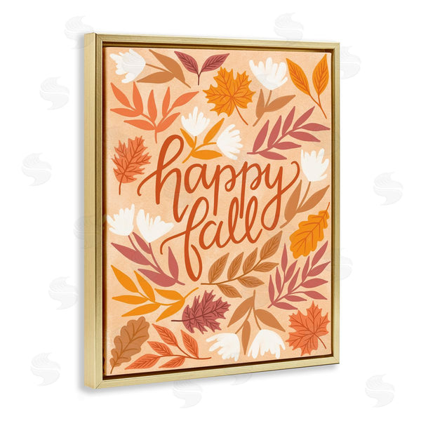Stupell Industries Taylor Shannon Designs | Happy Fall On Leaves