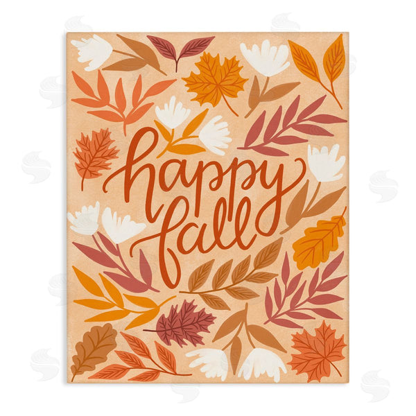 stupell industries Taylor Shannon Designs | Happy Fall on Leaves