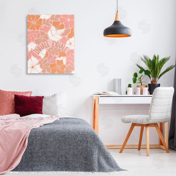 Stupell Industries Taylor Shannon Designs | Inhale Exhale Florals Wall Art