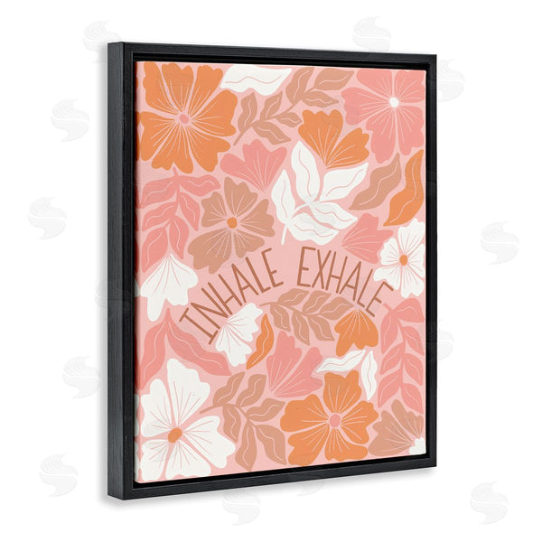 Stupell Industries Taylor Shannon Designs | Inhale Exhale Florals Wall Art