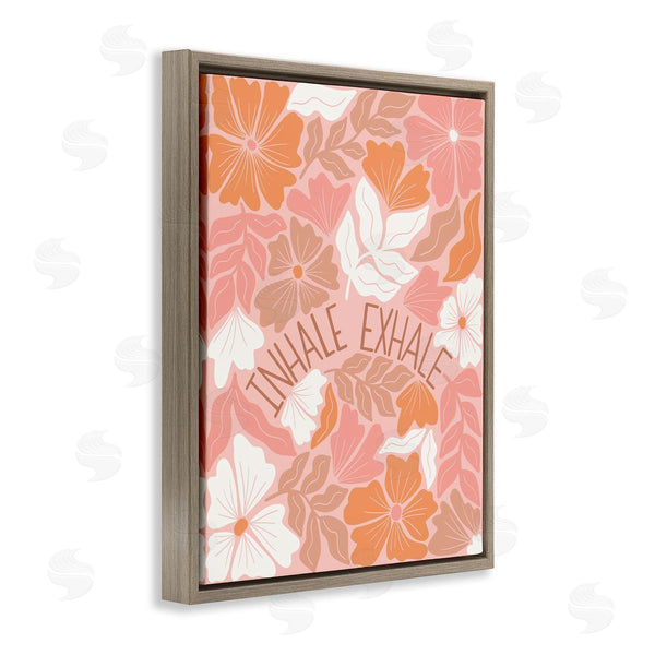 Stupell Industries Taylor Shannon Designs | Inhale Exhale Florals Wall Art