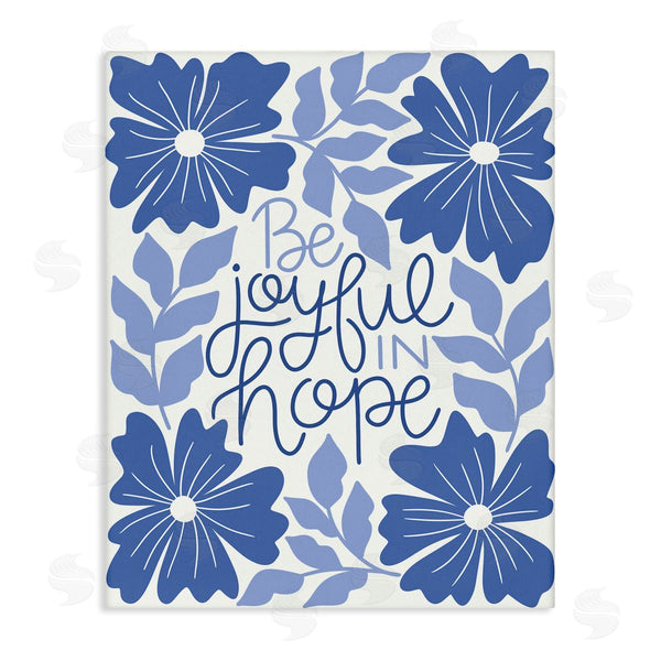 stupell industries Taylor Shannon Designs | Joyful in Hope Florals Wall Art