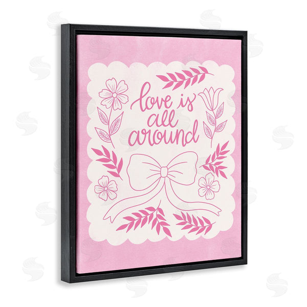 Stupell Industries Taylor Shannon Designs | Pink Love All Around