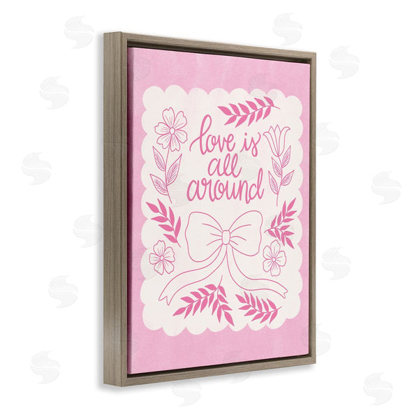 Stupell Industries Taylor Shannon Designs | Pink Love All Around