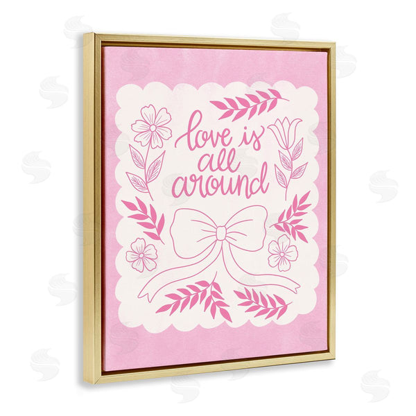 Stupell Industries Taylor Shannon Designs | Pink Love All Around