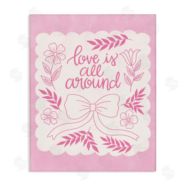stupell industries Taylor Shannon Designs | Pink Love All Around